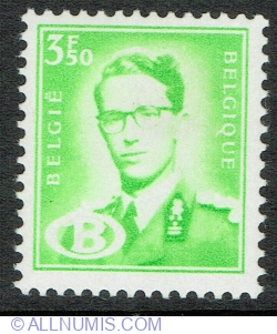 Image #1 of 3.50 Francs 1970 - King Baudouin