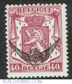 40 Centimes 1938 - Coat of Arms