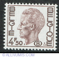 Image #1 of 4.50 Francs 1972 - King Baudouin
