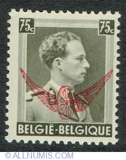 75 Centimes 1938 - Regele Leopold III
