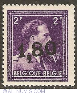 1,80 overprint 1946 on 2 Francs