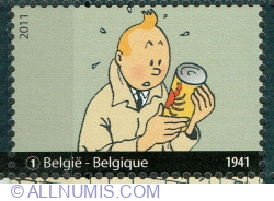 "1" 2011 - Tintin - Crabul cu ghearele de aur. (album 1941)