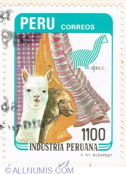 1100 Soles 1986 - Lama (Lama glama), Alpaca (Lama pacos)