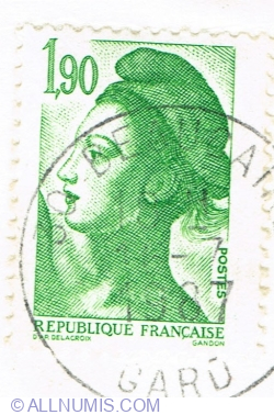 Image #1 of 1.90 Francs 1986