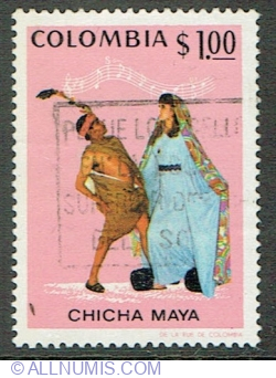 1 Peso 1971 -  Chicha Maya