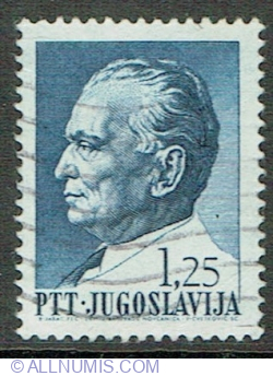 Image #1 of 1.25 Dinar 1968 - Josip Broz Tito (1892-1980) President