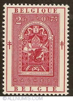 2 + 0,75 Francs 1952 - Malmédy