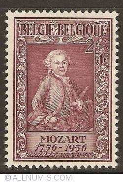 2 + 1 Francs 1956 - Wolfgang Amadeus Mozart