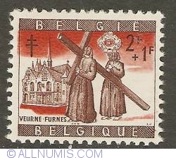 Image #1 of 2 + 1 Francs 1958 - Procession of Veurne