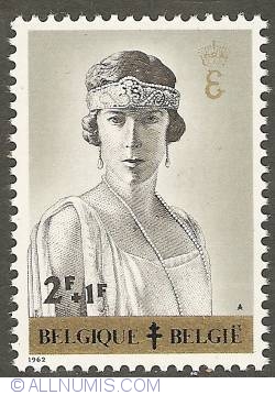 Image #1 of 2 + 1 Francs 1962 - Queen Elisabeth