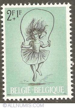 Image #1 of 2 + 1 Francs 1966 - Children's Games