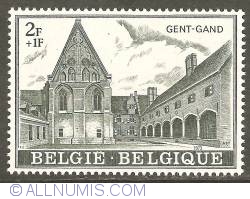 Image #1 of 2 + 1 Francs 1973 - Ghent - Bijloke Abbey