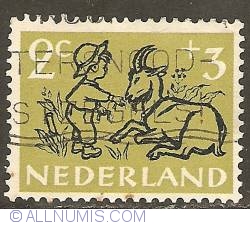 2 + 3 Cent 1952 - Child with Goat