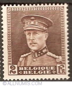 2 Franc 1931 - King Albert I in uniform