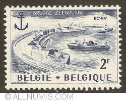 Image #1 of 2 Francs 1957 - Zeebrugge