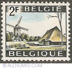 2 Francs 1968 - Bokrijk - Farm and Windmill