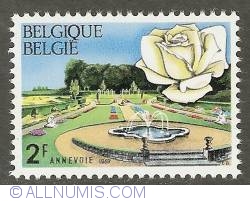 Image #1 of 2 Francs 1969 - Gardens of Annevoie - Rose