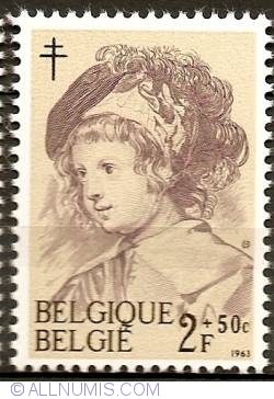 2 Francs + 50 Centimes 1963 - Peter Paul Rubens drawing Franz