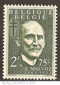 2 Francs + 75 Centimes 1953 - Ernest Malvoz