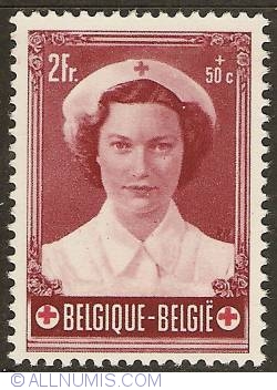 Image #1 of 2 Francs + 50 Centimes 1953 - Princess Joséphine-Charlotte
