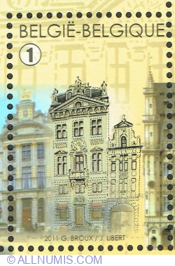 Image #1 of "1" 2011 - Brussels Grand Place: Casele de breaslă De Sterre / De Zwane / Den Gulden Boom