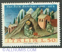 50 Lire 1972 - 900th Death Anniversary of St Peter Damian (c.1007-c.1072)