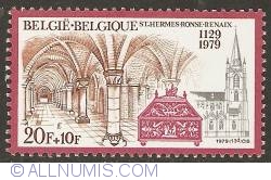 20 + 10 Francs 1979 - Ronse - St. Hermes Church