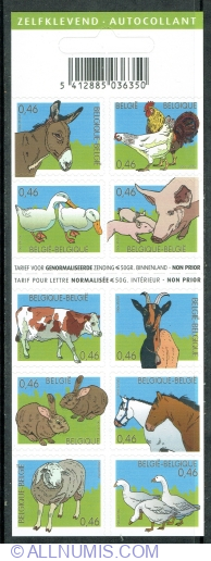 Booklet Farm Animals 2006 Booklets Belgium Stamp 46001