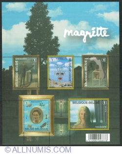 René Magritte Souvenir Sheet 2008