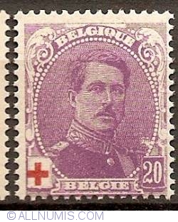 Image #1 of 20 Centimes 1914 - Red Cross King Albert I