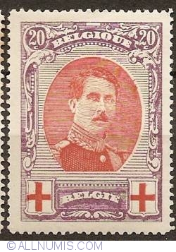 Image #1 of 20 Centimes 1915 - Red Cross King Albert I