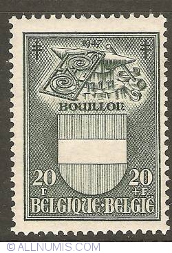 Image #1 of 20 + 20 Francs 1947 - City of Bouillon