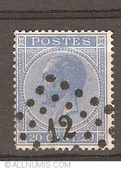 20 Centimes 1866 - King Leopold I