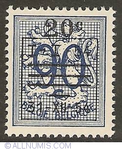 Image #1 of 20 Centimes 1954 - overprint on 90 Centimes