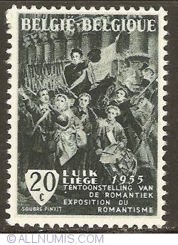 Image #1 of 20 Centimes 1955 - Romanticism Exhibition in Liège