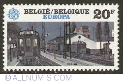 20 Francs 1983 - Paul Delvaux - Evening Trains