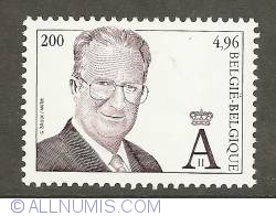 200 Francs / 4.96 Euro 2001 - King Albert II