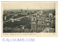 Paris - Panorama des Huit Ponts (1929)