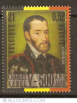 Image #1 of 21 Francs / 0.51 Euro 2000 - Charles V