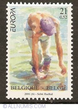 Image #1 of 21 Francs / 0,52 Euro 2001 - Water