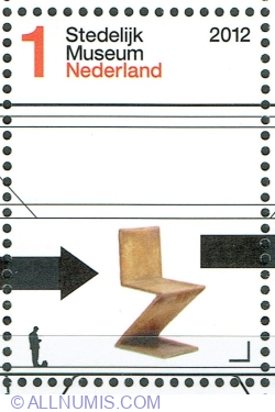 Image #1 of 1° 2012 - Gerrit Rietveld Zigzag Seat 9 prototype, first version