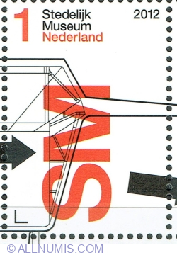 Image #1 of 1° 2012 - Wim Crouwel, Municipal Museum logo, 1964