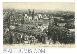 Paris - City Hall, view from Tour St. Jacques (1920)