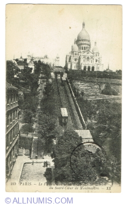 Paris - Funiculaire de Montmartre (1920)