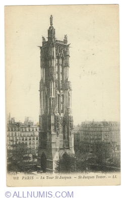Image #1 of Paris - Tour Saint Jacques (1920)