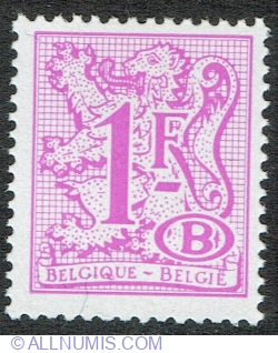 1 Franc 1982 - Leul heraldic