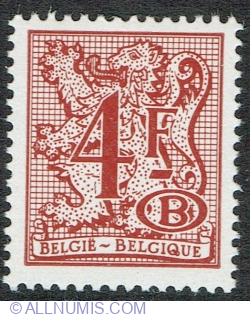 4.50 Franci 1977 - Leul heraldic