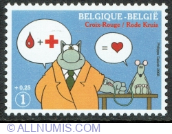 Image #1 of 1 - Le Chat - Red Cross 2008