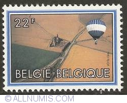 Image #1 of 22 Francs 1983 - Balloon