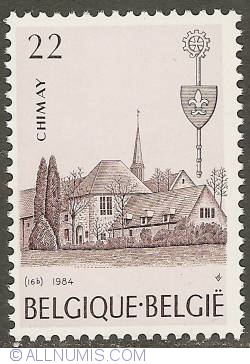 22 Francs 1984 - Chimay Abbey